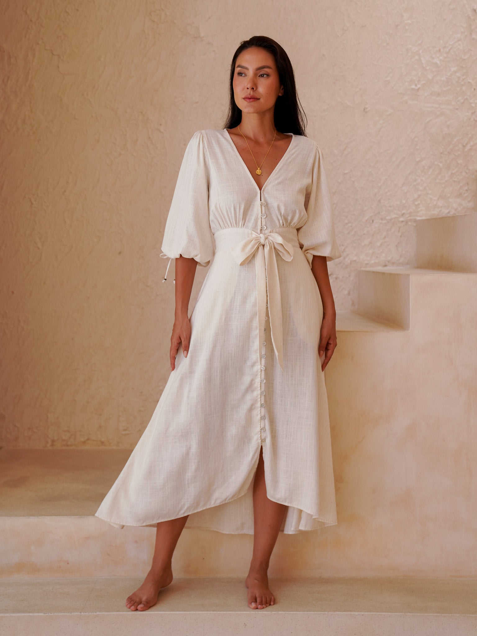 SKYE DRESS IVORY
