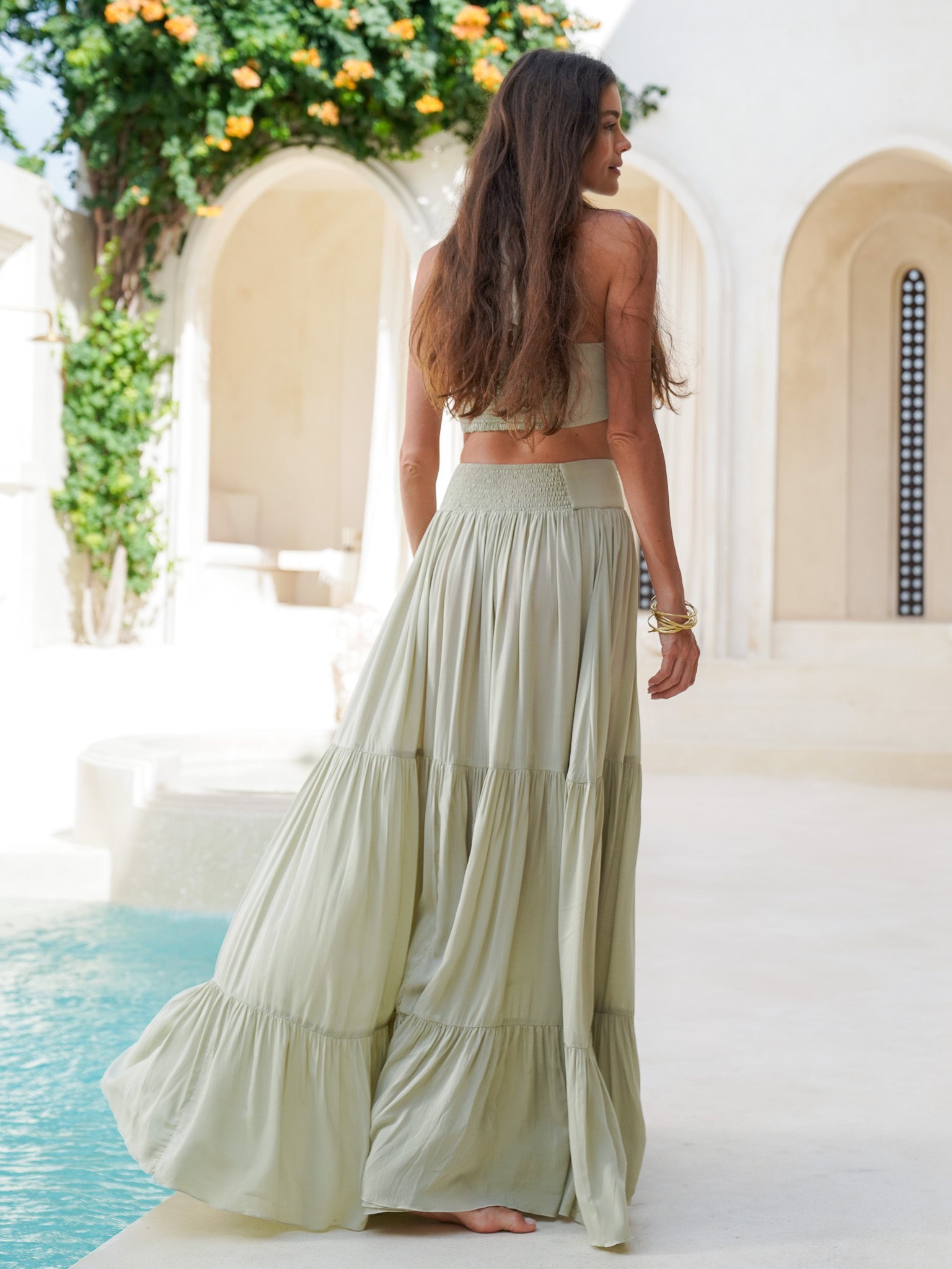 AZHA SKIRT SAGE