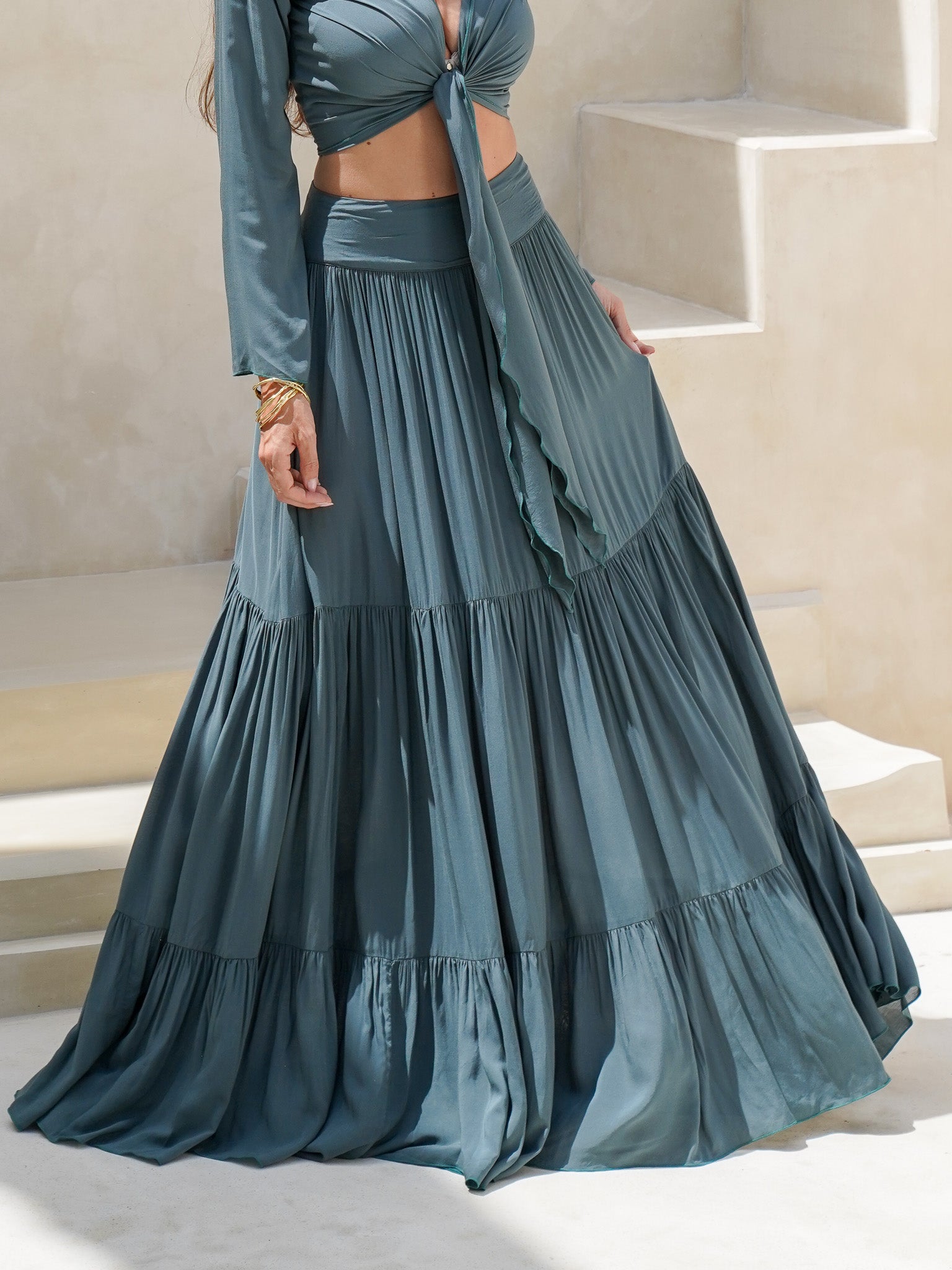 AZHA SKIRT OCEAN