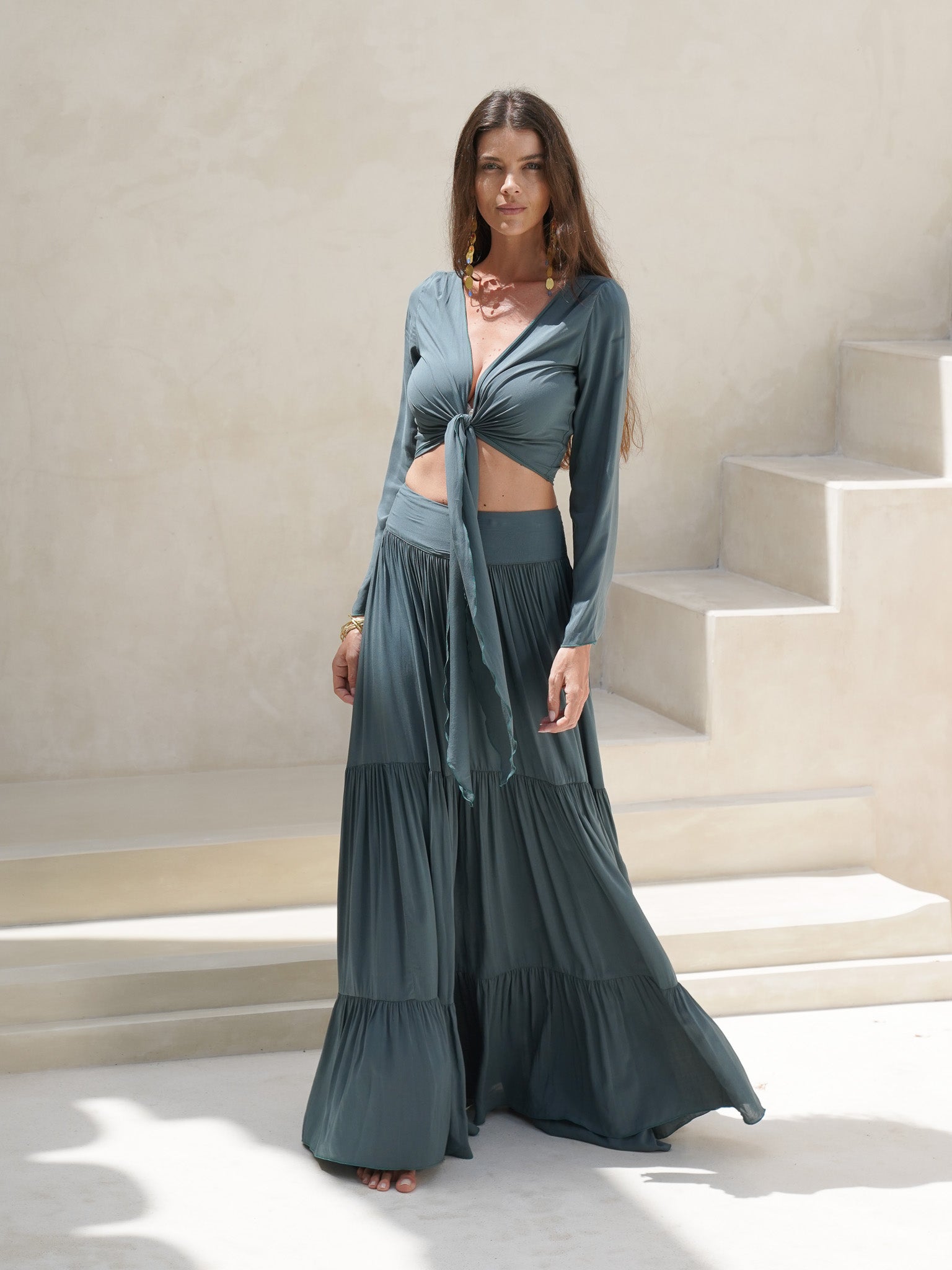 AZHA SKIRT OCEAN